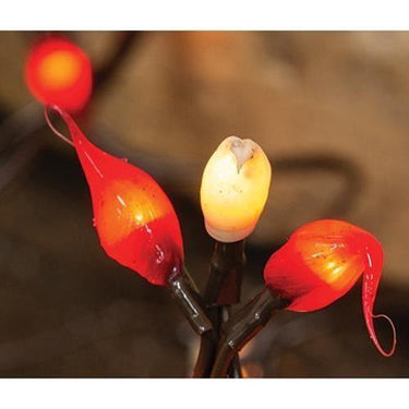 Red & Cream Silicone Teeny Lights, 20ct - The Fox Decor